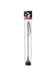 Черный стек с наконечником-сердечком - 54 см. - Notabu - купить с доставкой в Ноябрьске