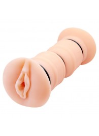 Телесный вибромастурбатор-вагина Michelle - Baile - в Ноябрьске купить с доставкой