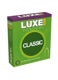 Гладкие презервативы LUXE Royal Classic - 3 шт. - Luxe - купить с доставкой в Ноябрьске