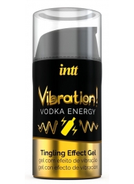 Жидкий интимный гель с эффектом вибрации Vibration! Vodka Energy - 15 мл. - INTT - купить с доставкой в Ноябрьске