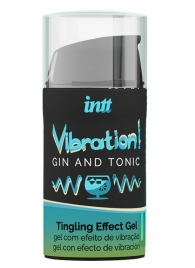 Жидкий интимный гель с эффектом вибрации Vibration! Gin   Tonic - 15 мл. - INTT - купить с доставкой в Ноябрьске