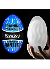 Мастурбатор-яйцо Giant Egg Climax Spirals Edition - Lovetoy - в Ноябрьске купить с доставкой