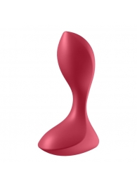 Красный вибромассажёр простаты Satisfyer Backdoor Lover - 14 см. - Satisfyer - в Ноябрьске купить с доставкой