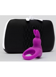 Фиолетовое эрекционное виброкольцо Happy Rabbit Cock Ring Kit - Happy Rabbit - в Ноябрьске купить с доставкой