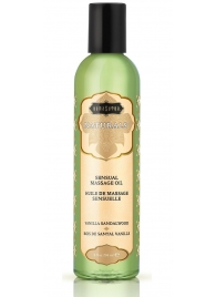 Массажное масло Naturals Vanilla Sandalwood с ароматом ванили и сандала - 236 мл. - Kama Sutra - купить с доставкой в Ноябрьске