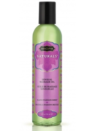 Массажное масло Naturals Island Passion Berry с ароматом тропических фруктов - 236 мл. - Kama Sutra - купить с доставкой в Ноябрьске