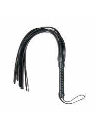 Черный флоггер Flogger Whip - 46 см. - Easy toys - купить с доставкой в Ноябрьске