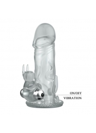 Вибронасадка со стимуляцией клитора и ануса - 12,5 см. - Baile - в Ноябрьске купить с доставкой