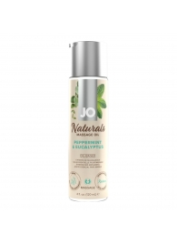 Массажное масло с ароматом перечной мяты и эвкалипта JO Naturals Peppermint   Eucalyptus - 120 мл. - System JO - купить с доставкой в Ноябрьске