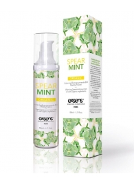 Разогревающее массажное масло Gourmet Spearmint Organic с органическими ингредиентами - 50 мл. - Exsens - купить с доставкой в Ноябрьске