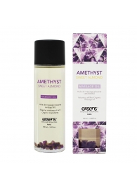 Органическое массажное масло AMETHYST SWEET ALMOND - 100 мл. - Exsens - купить с доставкой в Ноябрьске