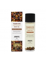 Органическое массажное масло TIGER EYE MACADAMIA - 100 мл. - Exsens - купить с доставкой в Ноябрьске