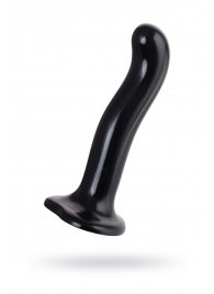 Черный стимулятор для пар P G-Spot Dildo Size M - 18 см. - Strap-on-me - в Ноябрьске купить с доставкой