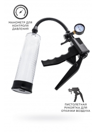 Прозрачная механическая помпа для пениса Viggo - Sexus - в Ноябрьске купить с доставкой