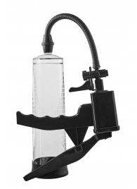 Прозрачная вакуумная помпа Pistol Penis Pump - Dream Toys - в Ноябрьске купить с доставкой