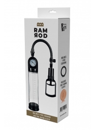 Прозрачная вакуумная помпа с манометром Deluxe Penis Pump - Dream Toys - в Ноябрьске купить с доставкой