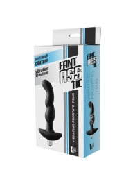 Черная вибропробка для простаты FantASStic Vibrating Prostate Plug - 14,5 см. - Dream Toys - в Ноябрьске купить с доставкой