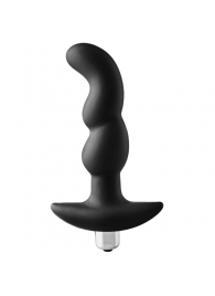 Черная вибропробка для простаты FantASStic Vibrating Prostate Plug - 14,5 см. - Dream Toys - в Ноябрьске купить с доставкой