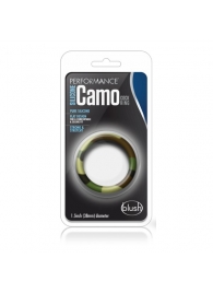 Эрекционное кольцо камуфляжной расцветки Silicone Camo Cock Ring - Blush Novelties - в Ноябрьске купить с доставкой