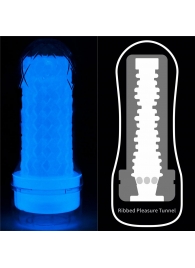 Светящийся в темноте мастурбатор Lumino Play Masturbator Ribbed - Lovetoy - в Ноябрьске купить с доставкой