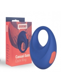 Синее эрекционное кольцо RRRING Casual Date Cock Ring - FeelzToys - в Ноябрьске купить с доставкой