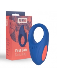 Синее эрекционное кольцо RRRING First Date Cock Ring - FeelzToys - в Ноябрьске купить с доставкой