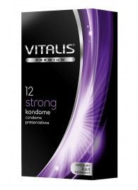 Презервативы с утолщённой стенкой VITALIS PREMIUM strong - 12 шт. - Vitalis - купить с доставкой в Ноябрьске