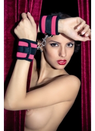 Наручники из неопрена розового цвета - ToyFa - купить с доставкой в Ноябрьске