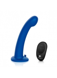 Синяя насадка Remote Control P-Spot G-Spot с черными трусиками - 20 см. - Pegasus - купить с доставкой в Ноябрьске