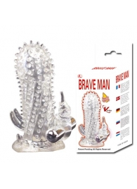 Насадка-удлинитель с пупырышками, усиками и вибрацией - Baile - в Ноябрьске купить с доставкой