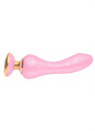 Розовый вибростимулятор SANYA - 18,5 см. - Shunga