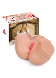 Мастурбатор-полуторс Adel с двумя любовными отверстиями - KOKOS - в Ноябрьске купить с доставкой