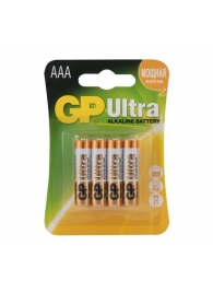 Батарейки алкалиновые GP Ultra Alkaline 24А AАA/LR03 - 4 шт. - Элементы питания - купить с доставкой в Ноябрьске