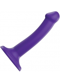 Фиолетовый фаллоимитатор-насадка Strap-On-Me Dildo Dual Density size S - 17 см. - Strap-on-me - купить с доставкой в Ноябрьске