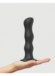 Черная насадка Strap-On-Me Dildo Geisha Balls size XL - Strap-on-me - купить с доставкой в Ноябрьске