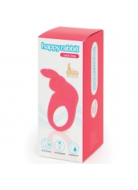 Розовое эрекционное виброкольцо Happy Rabbit Rechargeable Rabbit Cock Ring - Happy Rabbit - в Ноябрьске купить с доставкой