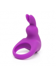 Фиолетовое эрекционное виброкольцо Happy Rabbit Rechargeable Rabbit Cock Ring - Happy Rabbit - в Ноябрьске купить с доставкой