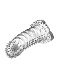 Насадка-удлинитель с пупырышками, усиками и вибропулькой - Baile - в Ноябрьске купить с доставкой