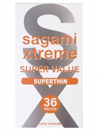 Ультратонкие презервативы Sagami Xtreme Superthin - 36 шт. - Sagami - купить с доставкой в Ноябрьске