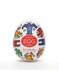 Мастурбатор-яйцо Keith Haring EGG DANCE - Tenga - в Ноябрьске купить с доставкой