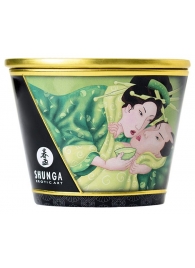 Массажная свеча Exotic Green Tea с ароматом зелёного чая - 170 мл. - Shunga - купить с доставкой в Ноябрьске