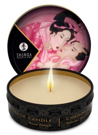 Массажная свеча Rose Petals с ароматом розы - 30 мл. - Shunga - купить с доставкой в Ноябрьске