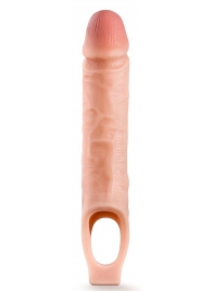 Телесная насадка на пенис 10 Inch Cock Sheath Extender - 25 см. - Blush Novelties - в Ноябрьске купить с доставкой