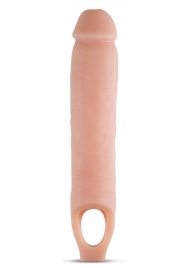 Телесная насадка на пенис 11.5 Inch Cock Sheath Penis Extender - 29,2 см. - Blush Novelties - в Ноябрьске купить с доставкой