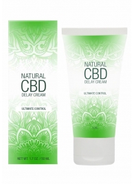 Крем-пролонгатор Natural CBD Delay Cream - 50 мл. - Shots Media BV - купить с доставкой в Ноябрьске