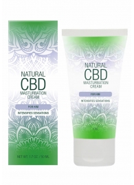 Крем для мастурбации для мужчин Natural CBD Masturbation Cream For Him - 50 мл. - Shots Media BV - купить с доставкой в Ноябрьске