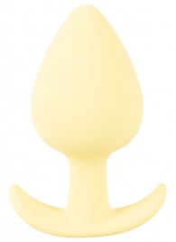Жёлтая анальная втулка Mini Butt Plug - 6 см. - Orion