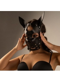 Черная маска  Собака  с ушками - Crazy Handmade - купить с доставкой в Ноябрьске