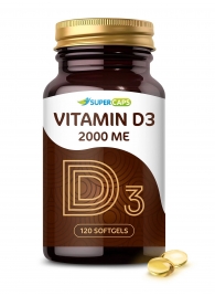Пищевая добавка SuperCaps VITAMIN D3 2000 ME - 120 капсул - SuperCaps - купить с доставкой в Ноябрьске