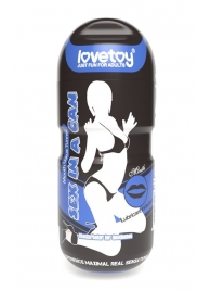 Мастурбатор-ротик с вибрацией Sex In A Can Mouth Lotus Tunnel - Lovetoy - в Ноябрьске купить с доставкой